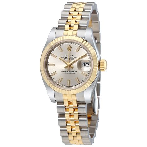 rolex silver watches|rolex silver watches for women.